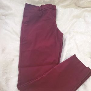 Burgundy dress pants